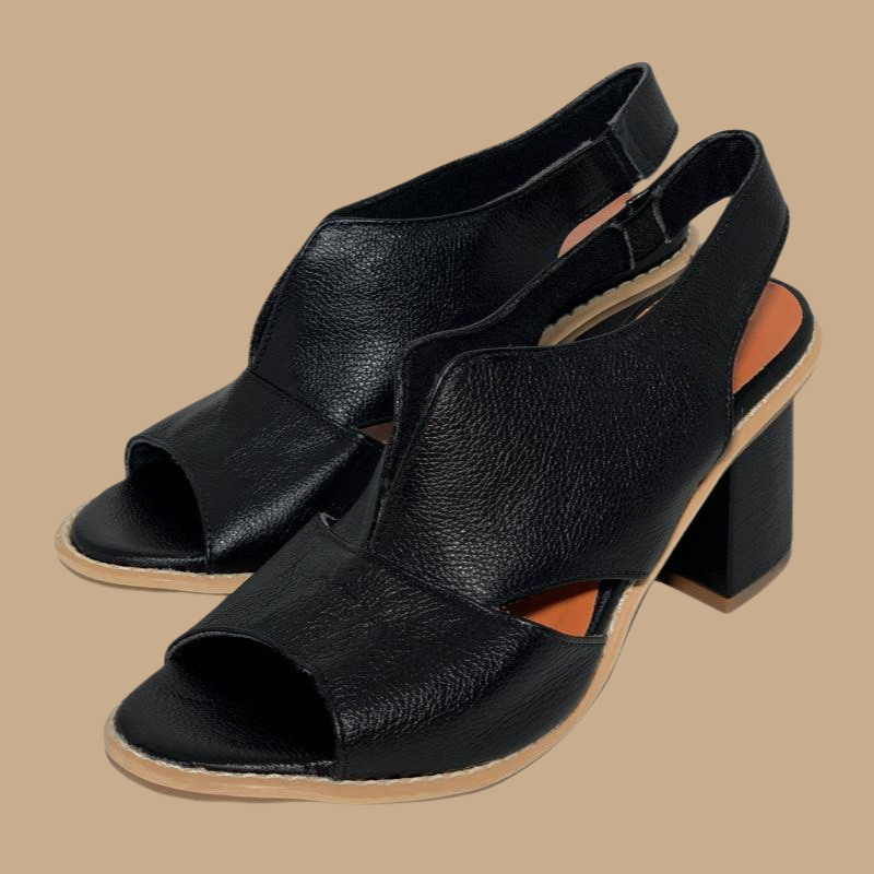 Angel – Elegante Dames Blokhak Sandalen