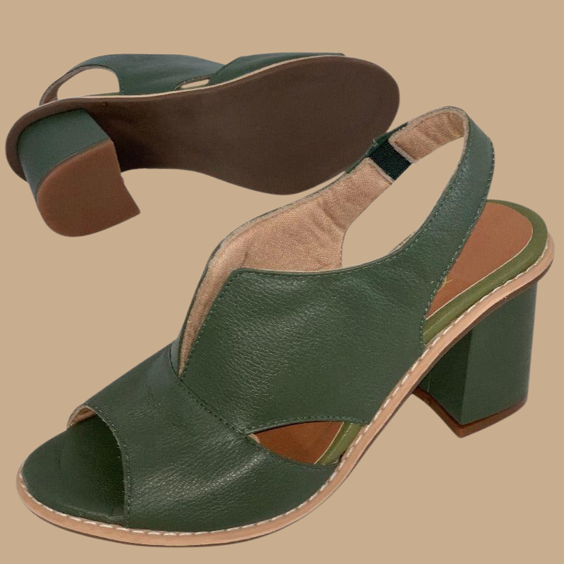 Angel – Elegante Dames Blokhak Sandalen