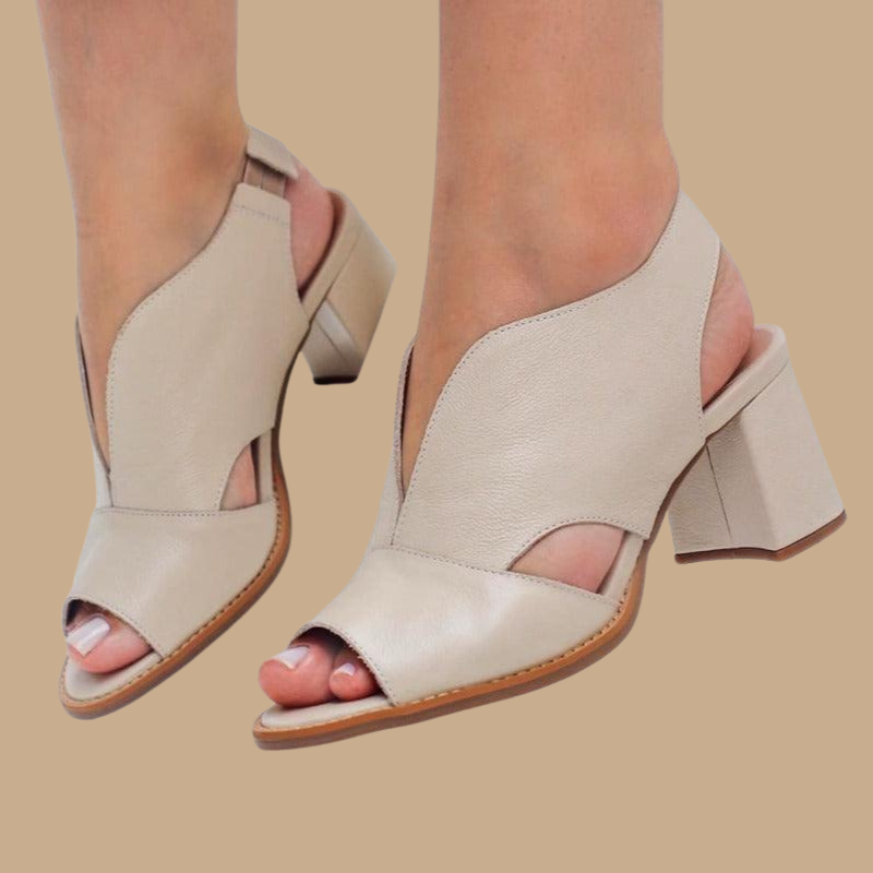 Angel – Elegante Dames Blokhak Sandalen