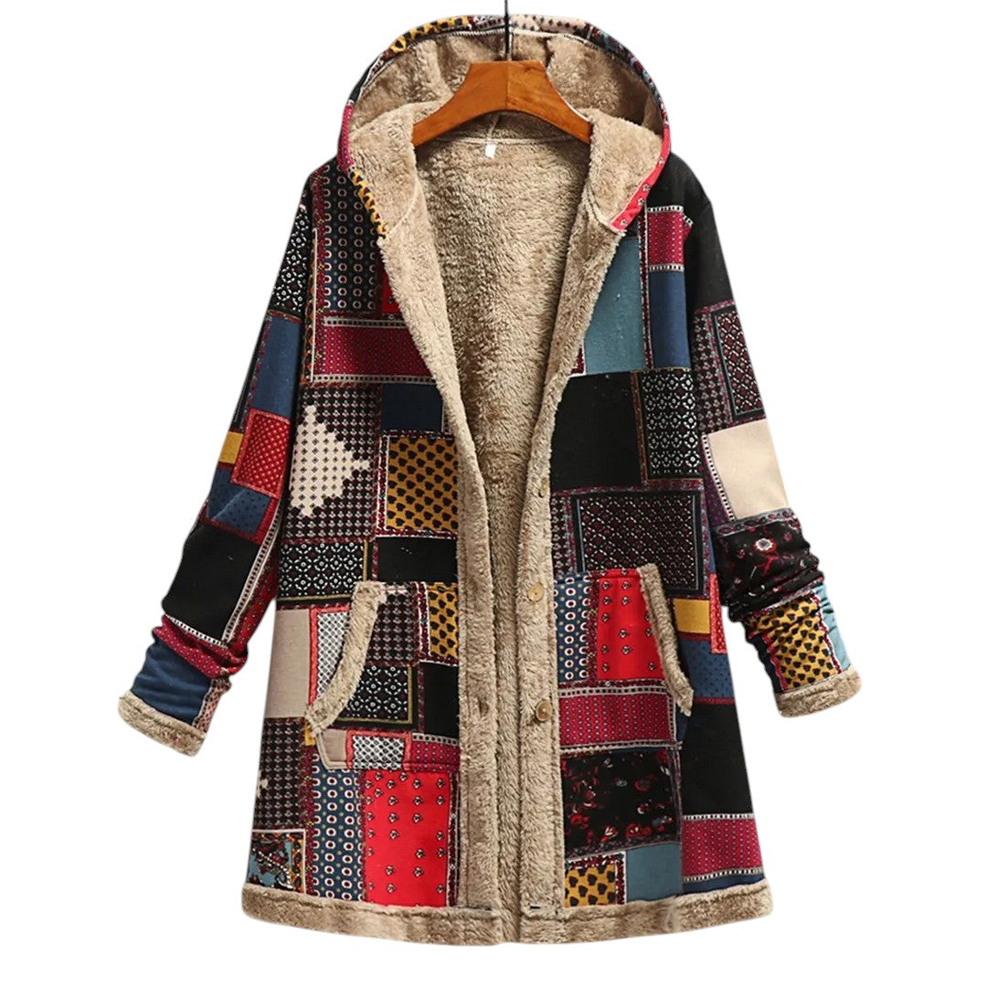 Alexis – Dames Winter Parka met Imitatiebont