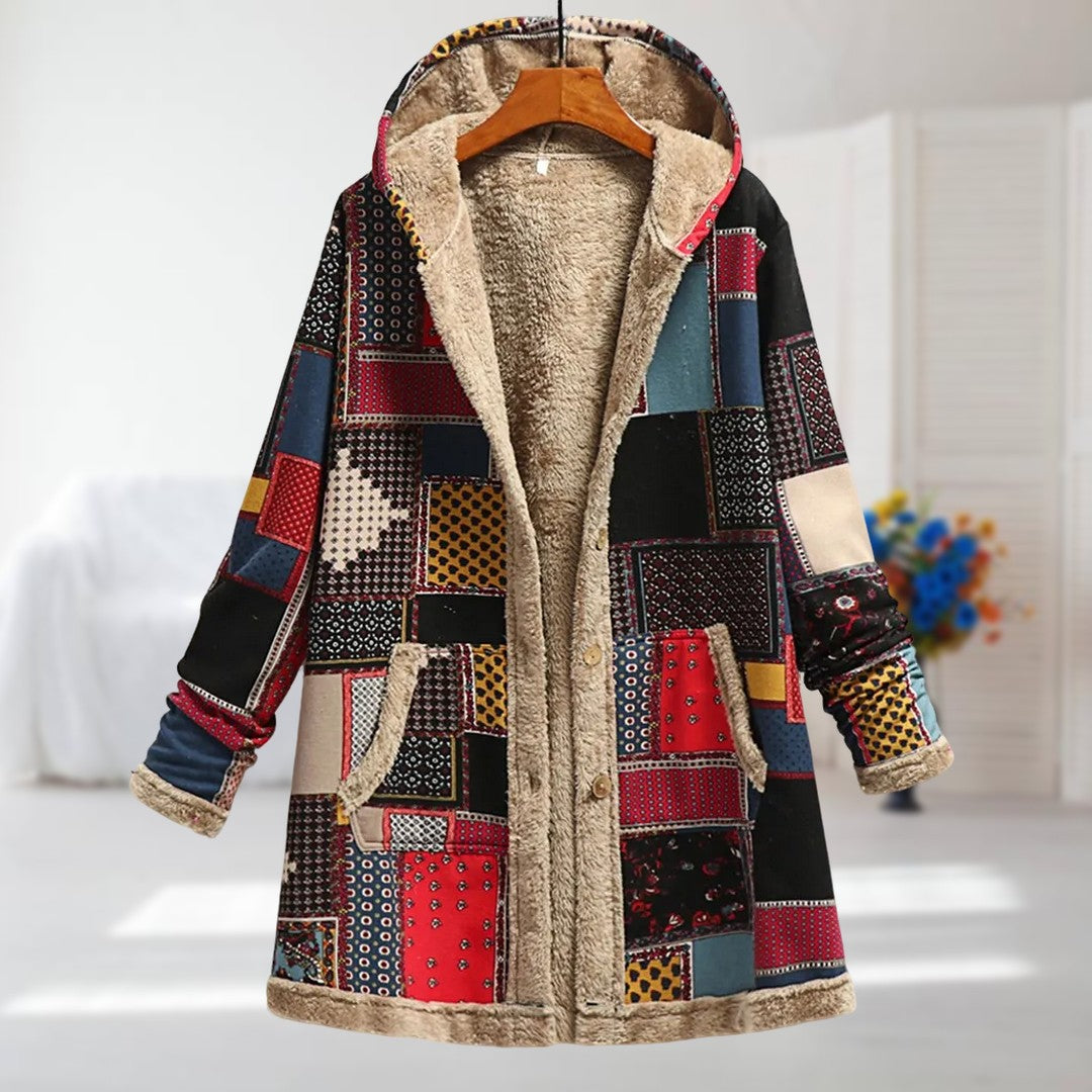 Alexis – Dames Winter Parka met Imitatiebont