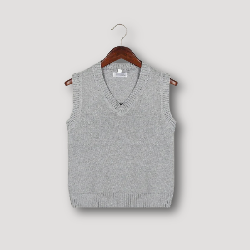 LucaBernardi Kabelgebreid Vest Voor Heren