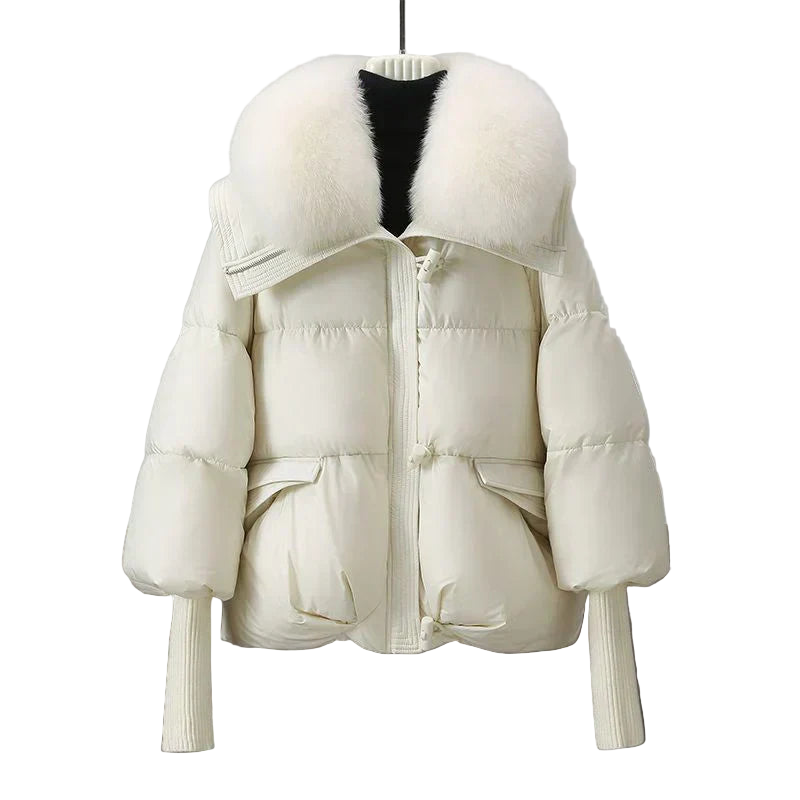 Tracey – Elegante Dames Winterjas met Faux Fur