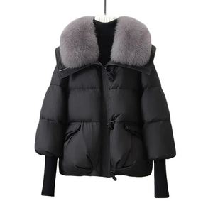 Brenda – Stijlvolle Dames Winterjas met Faux Fur