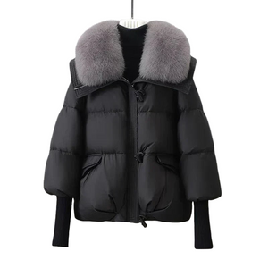 Tracey – Elegante Dames Winterjas met Faux Fur
