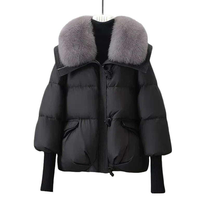 Tracey – Elegante Dames Winterjas met Faux Fur