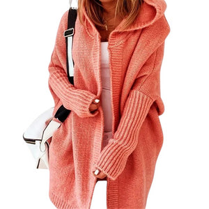 Brynn – Oversized Dames Hoodie Cardigan
