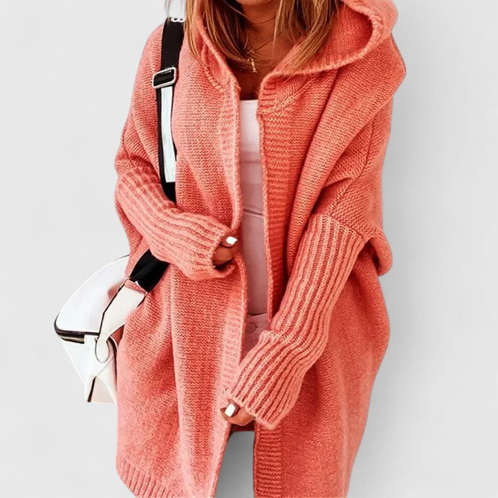 Brynn – Oversized Dames Hoodie Cardigan
