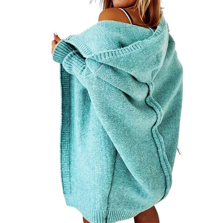 Brynn – Oversized Dames Hoodie Cardigan