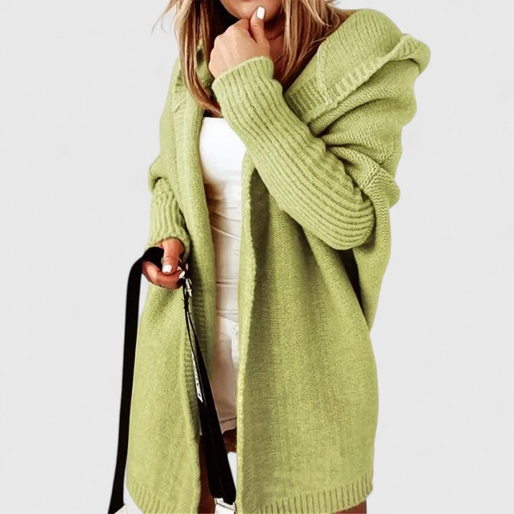 Brynn – Oversized Dames Hoodie Cardigan