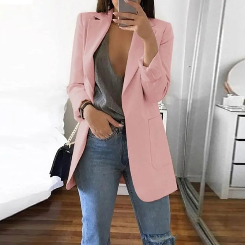 Alessia – Getailleerde Dames Blazer in Uitgebreide Maten