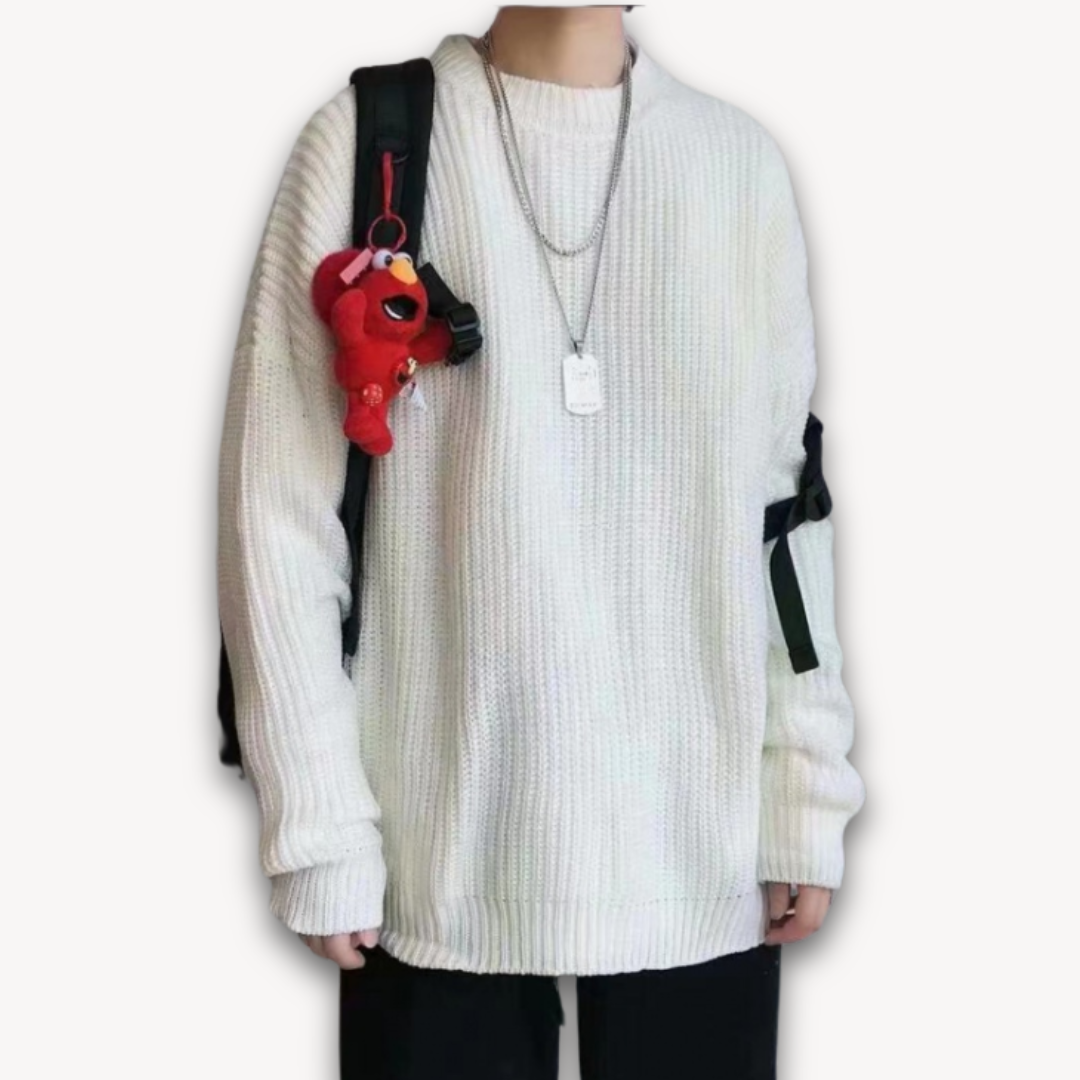 Luca – Oversized Gebreide Wintertrui voor Heren