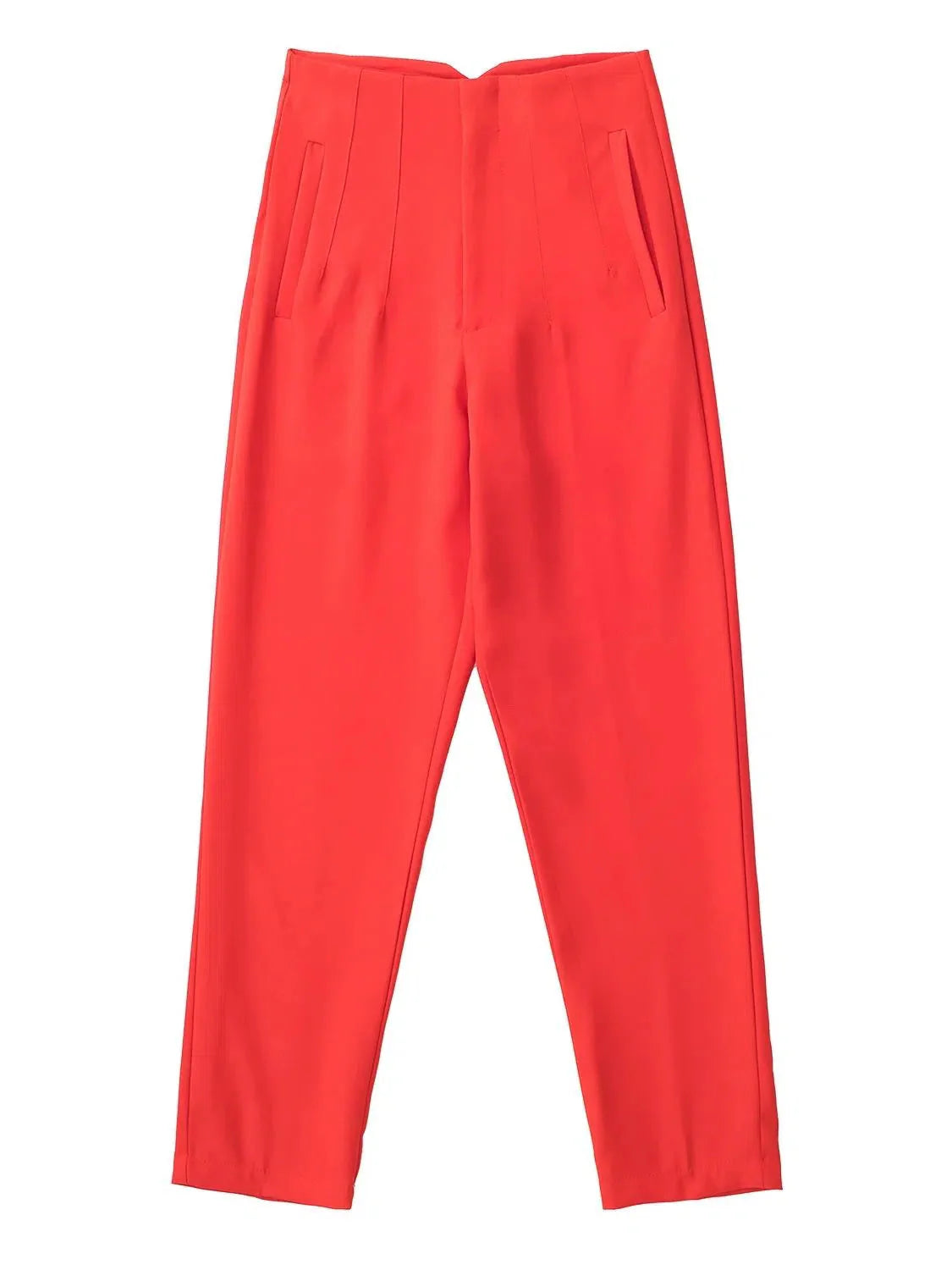 VincenzoRicci Chique Rechte Broek Vintage Broek Voor Vrouwen