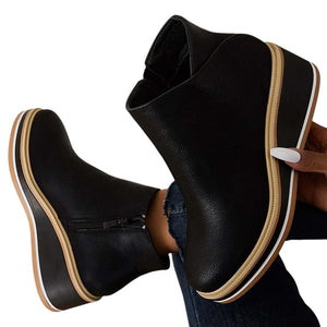 Casey – Dames PU Leren Comfortschoenen