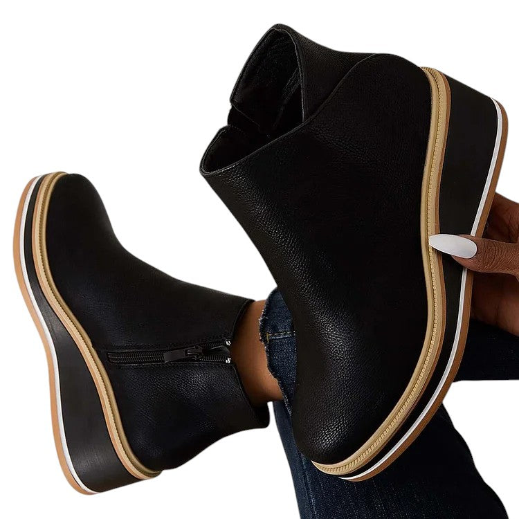 Casey – Dames PU Leren Comfortschoenen