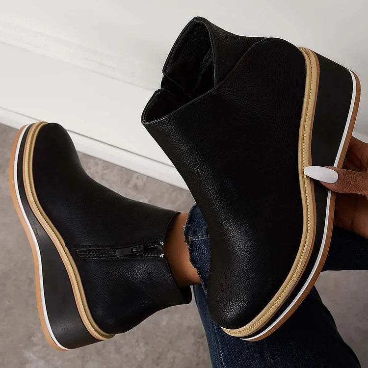 Casey – Dames PU Leren Comfortschoenen
