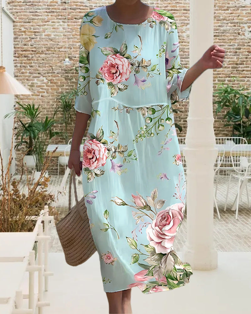 SofiaGreco Elegante Bloemenjurk