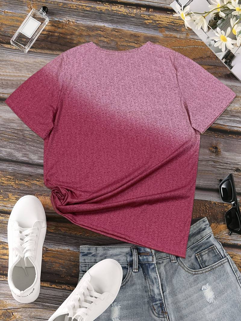 Élodie – Dames T-Shirt met Vlinderhart Print