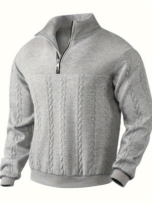 Matteo – Vintage Heren Zip-Up Trui
