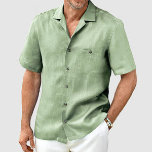 FabioRossetti Heren Casual Pocket Overhemd
