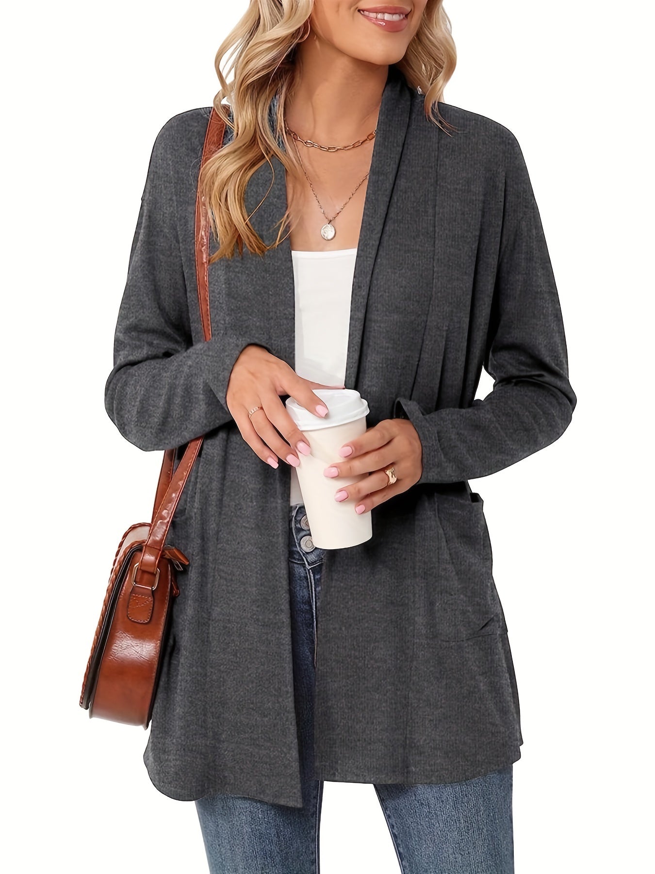 Elena – Klassieke Gebreide Dames Cardigan
