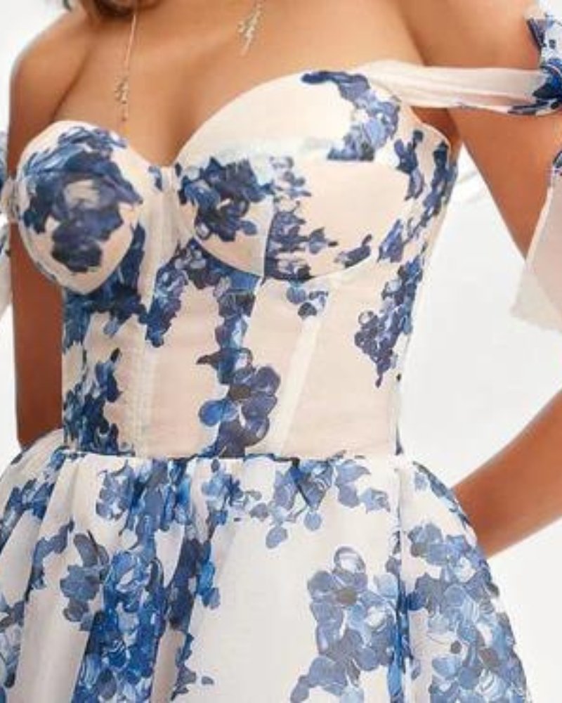 LucaEleganza Elegante midi zomerjurk Voor Vrouwen