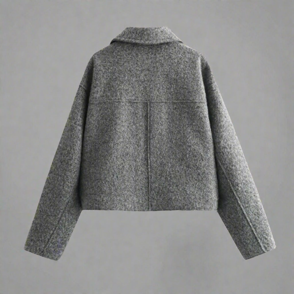 Isabella – Cropped Dames Bomberjack met Patchzakken
