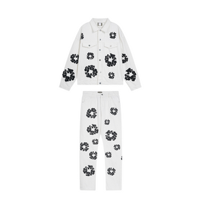 Matteo – Donkerblauw Heren Katoenen Pak Set
