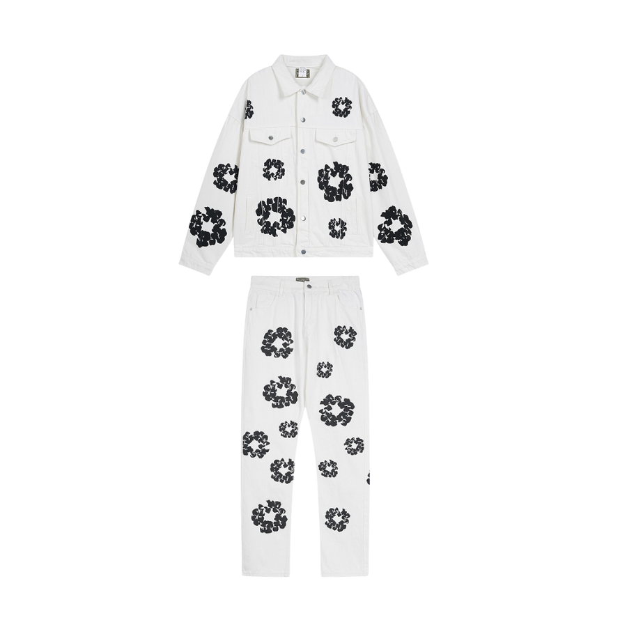 Matteo – Donkerblauw Heren Katoenen Pak Set