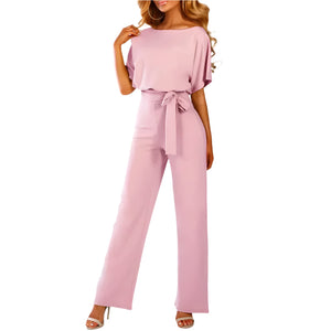 Luciana – Elegante Dames Jumpsuit met Strikdetail