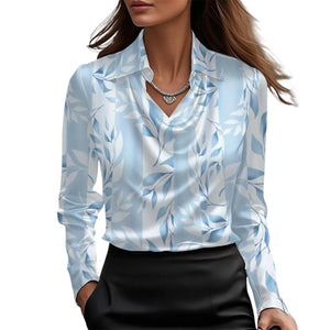 Carolina – Zijdezachte Dames Plisséblouse