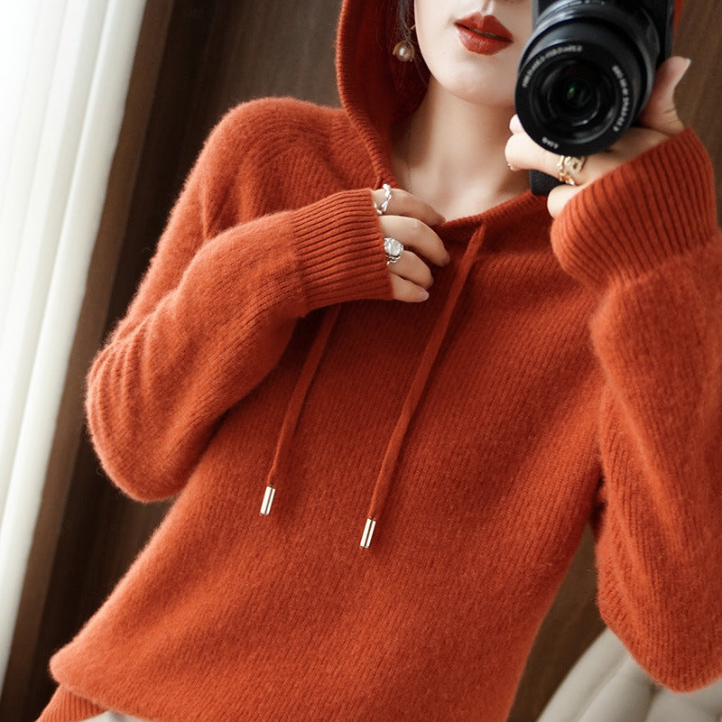 Sophia – Luxe Cashmere Hoodie voor Dames
