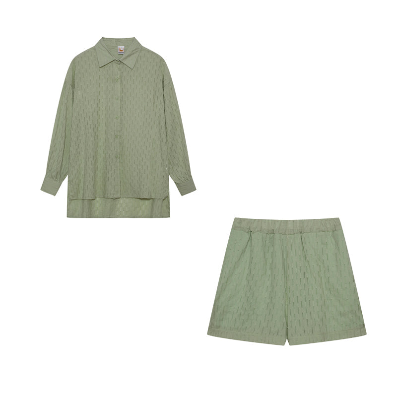 Chiara – Luchtige Dames Set van Blouse en Shorts