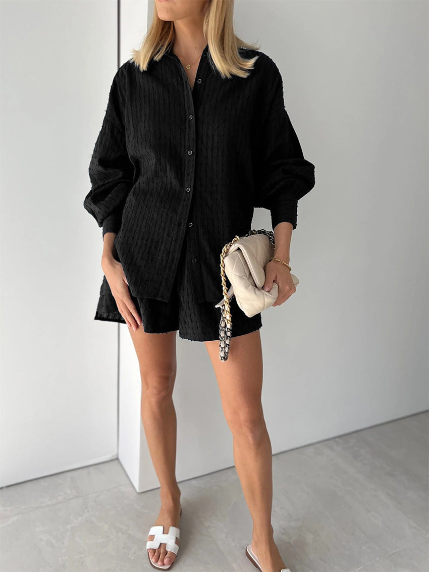 Chiara – Luchtige Dames Set van Blouse en Shorts