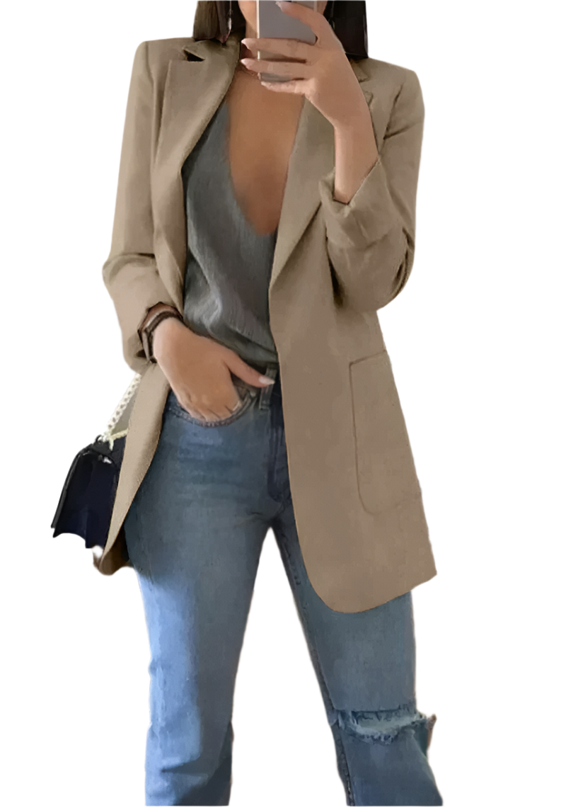 Alessia – Getailleerde Dames Blazer in Uitgebreide Maten