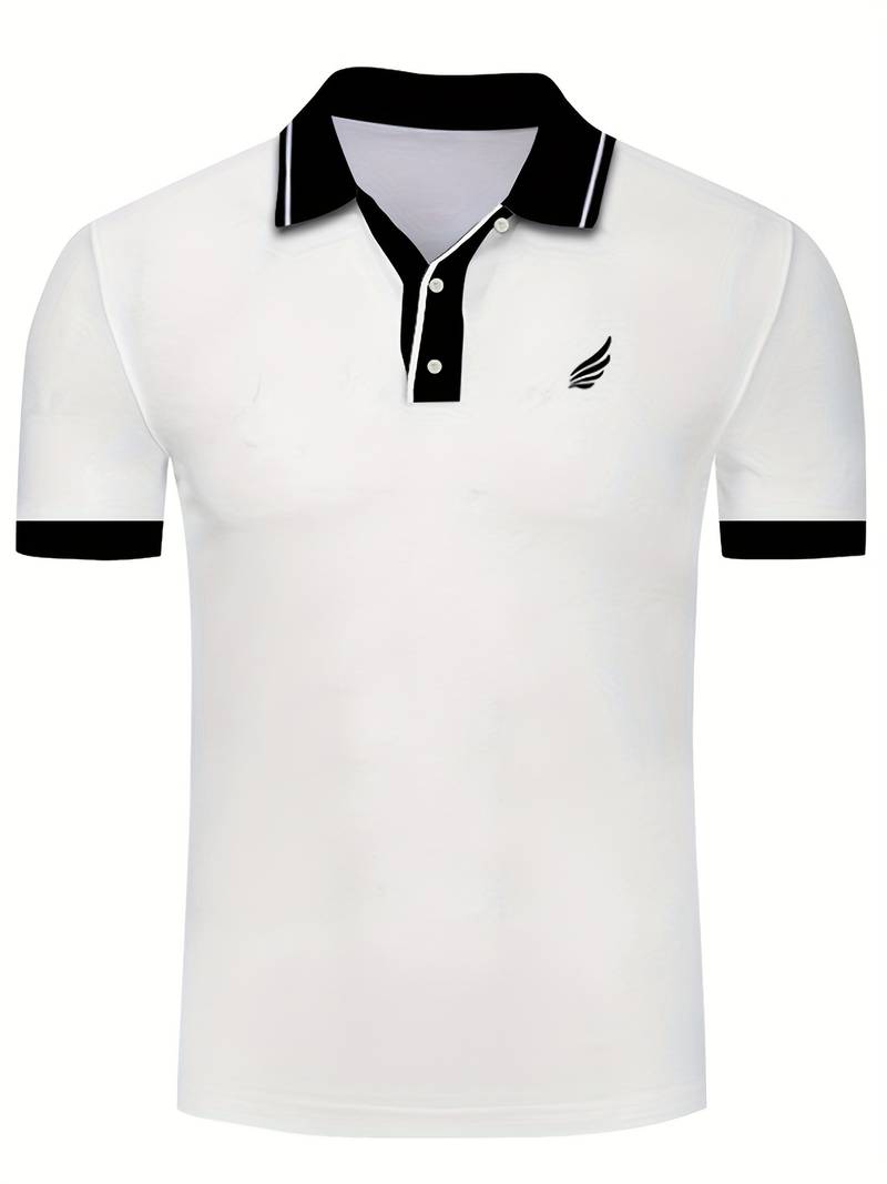 Luca – Heren Polo met Effen Kleur en Casual Look