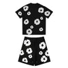 ModaDenim – Viral Tweedelige Lounge Set Zomer Trainingspak Unisex Bloemen