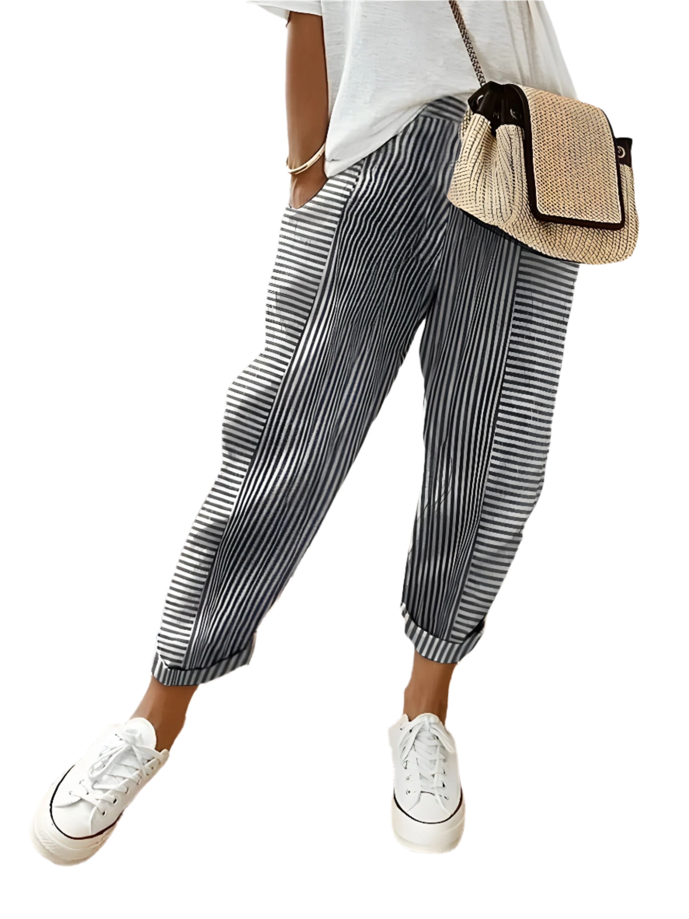 Sofía – Flowy Zomerbroek voor Dames met Stretchband