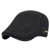 Lorenzo – Ademend Mesh Flat Cap voor Mannen