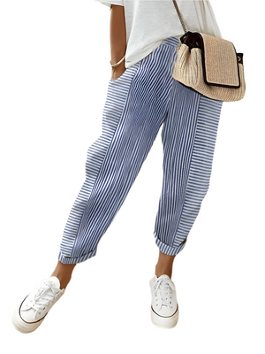 Sofía – Flowy Zomerbroek voor Dames met Stretchband