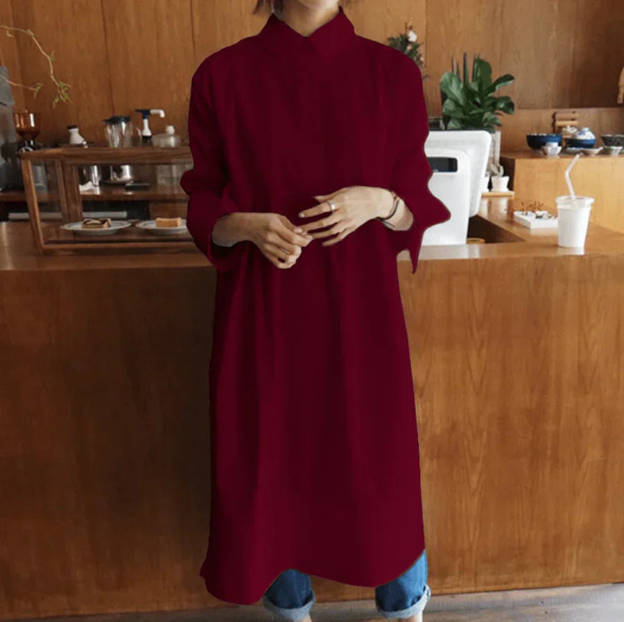 Sofia – Oversized Dames Shirtjurk