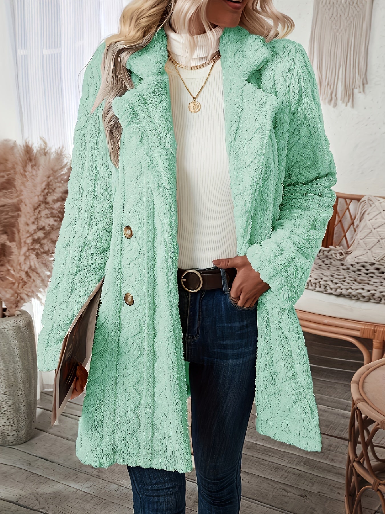 VeraMonti Elegante chique winterjas Voor Vrouwen