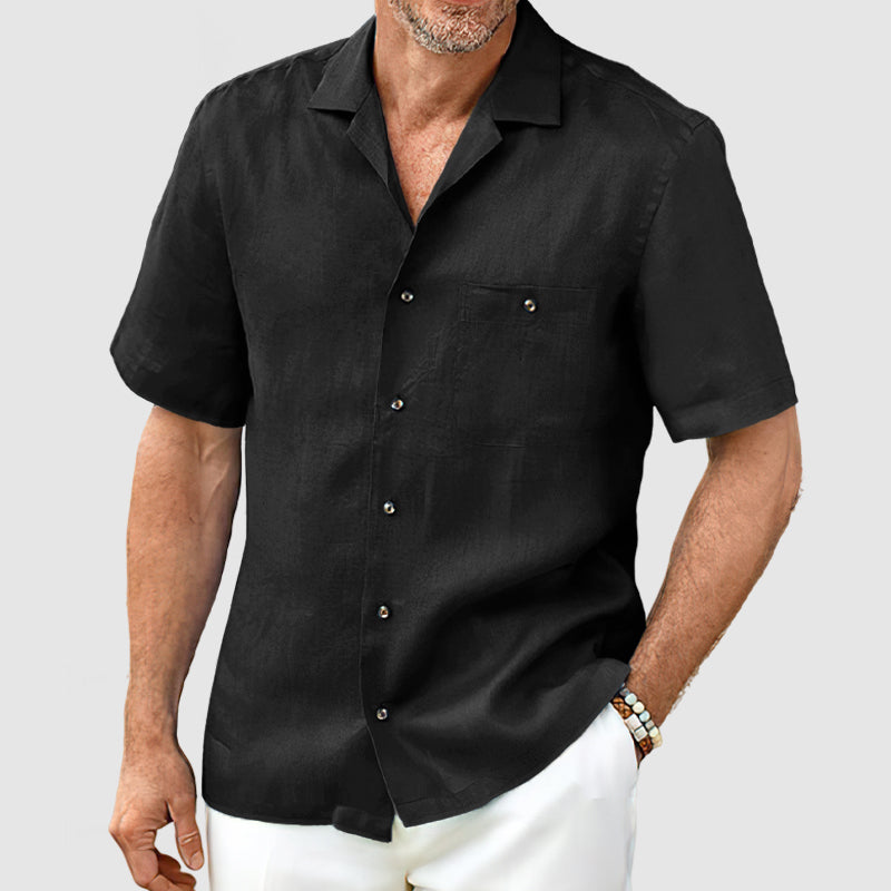 FabioRossetti Heren Casual Pocket Overhemd