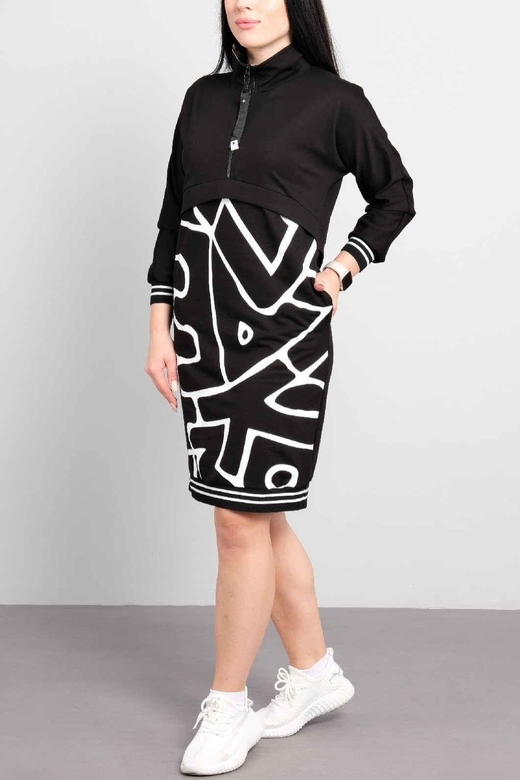 AlessiaRicci Casual slim-fit jurk