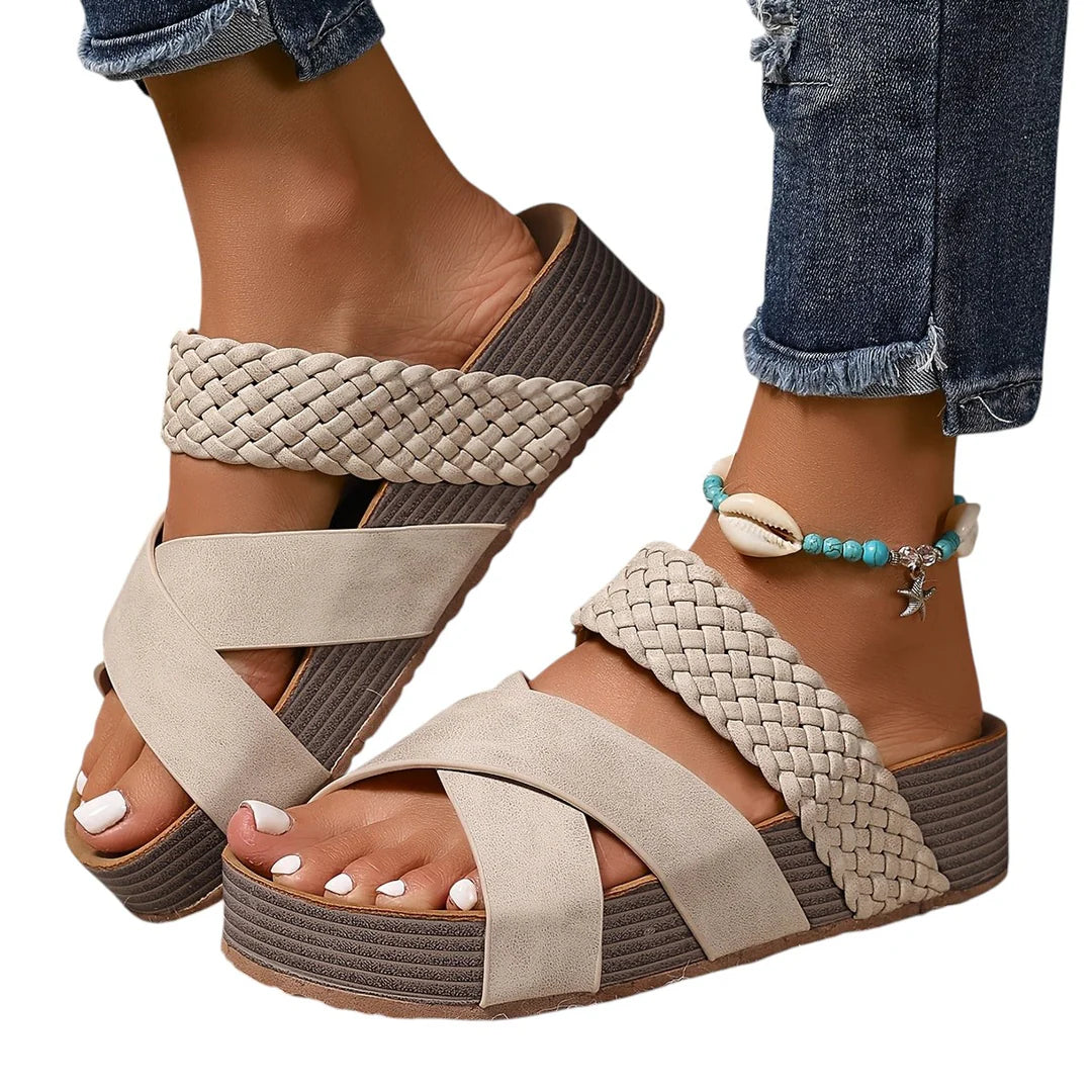 Grace – Leren Dames Comfortsandalen