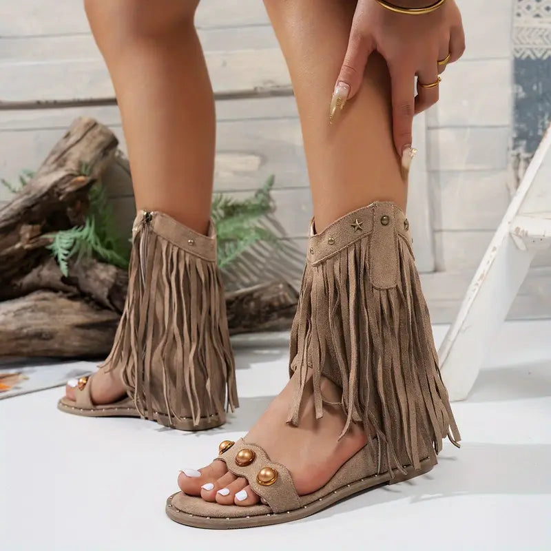 Georgia – Dames Sandalen met Franjes