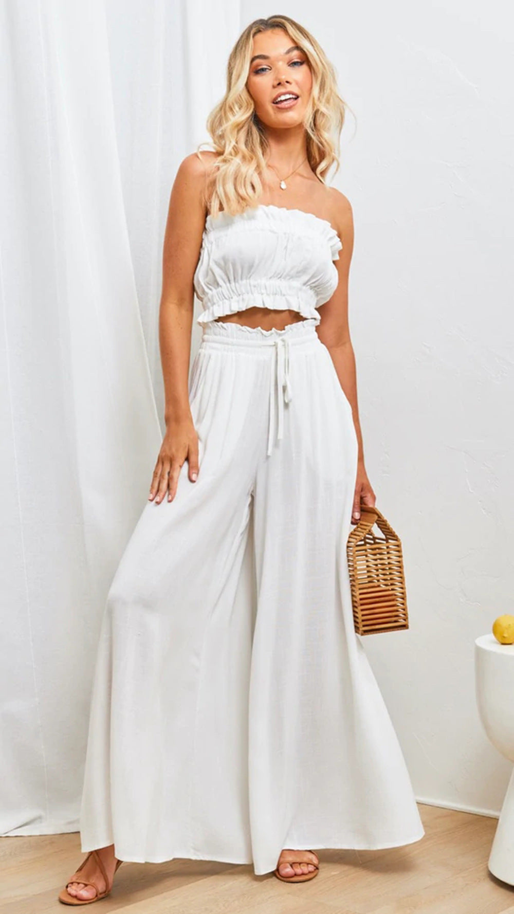 LucaMori™ Summer Lovin' Palazzo-broek