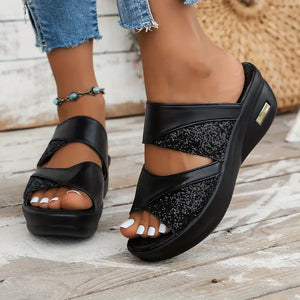 LucaMonti™ orthopedische platte sandalen voor dames