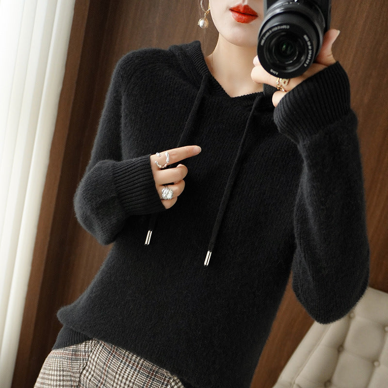 Sophia – Luxe Cashmere Hoodie voor Dames