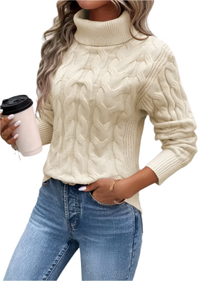 Giulia – Warme Gebreide Dames Coltrui voor de Winter